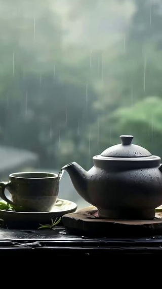 古风雨天