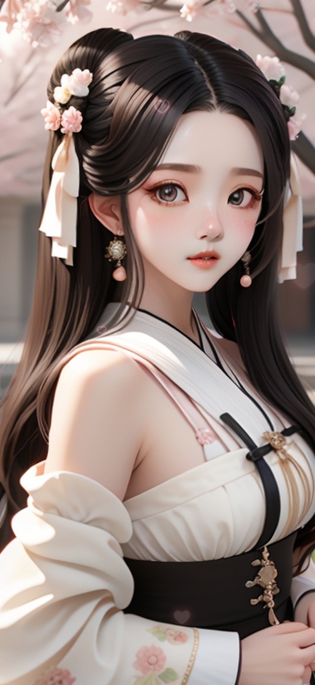 樱花树下的CG老婆