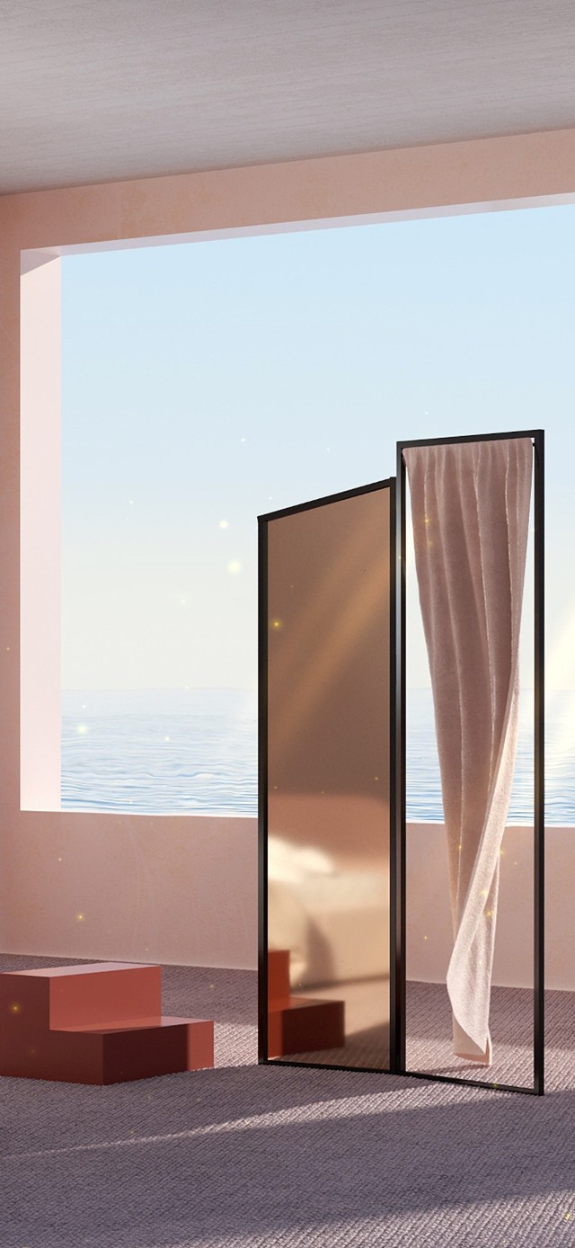 唯美清新海景房