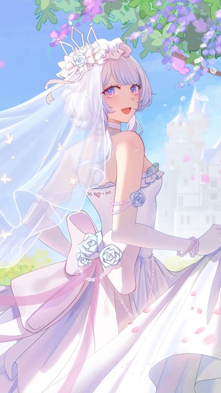 婚纱少女