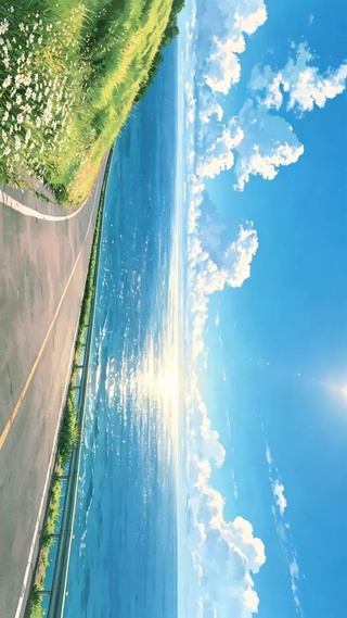 海边公路风景