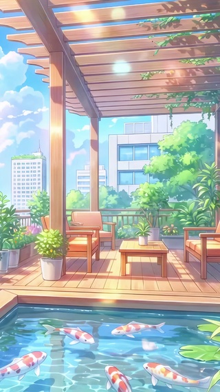 楼顶露台
