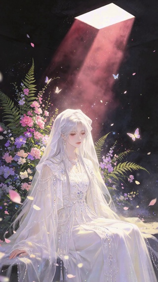 浪漫光影美女