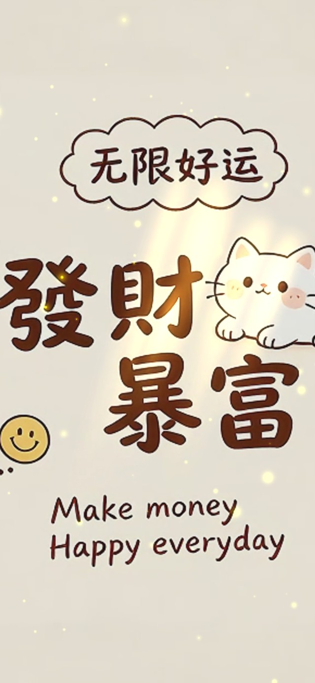 发财暴富 小猫