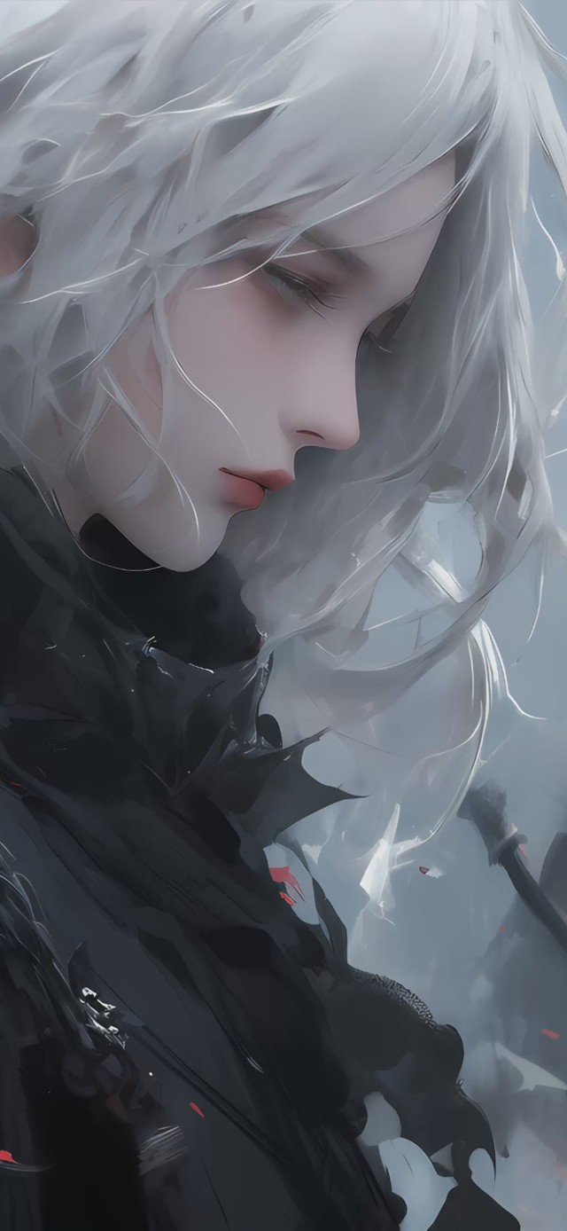 【气质美女】黑白水墨古风少女