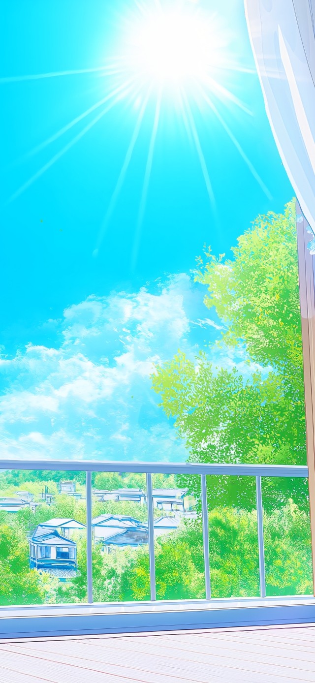 阳光明媚的一天