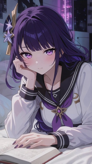 爱学习的美少女