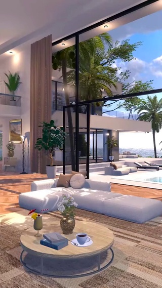 夏日阳光海景房