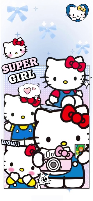 蓝色Hellokitty