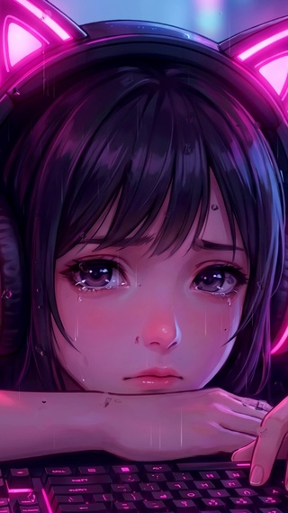 雨中女孩
