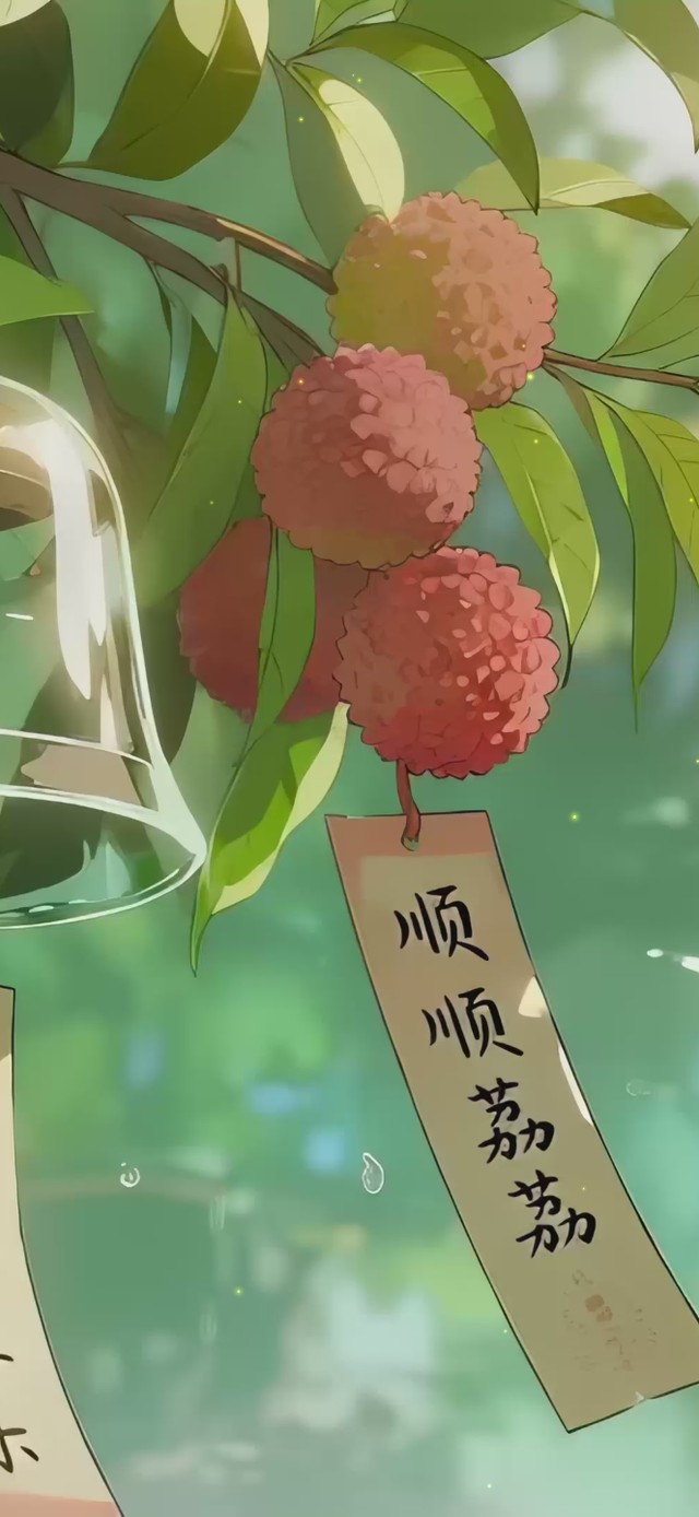 顺顺荔荔祈福桌面