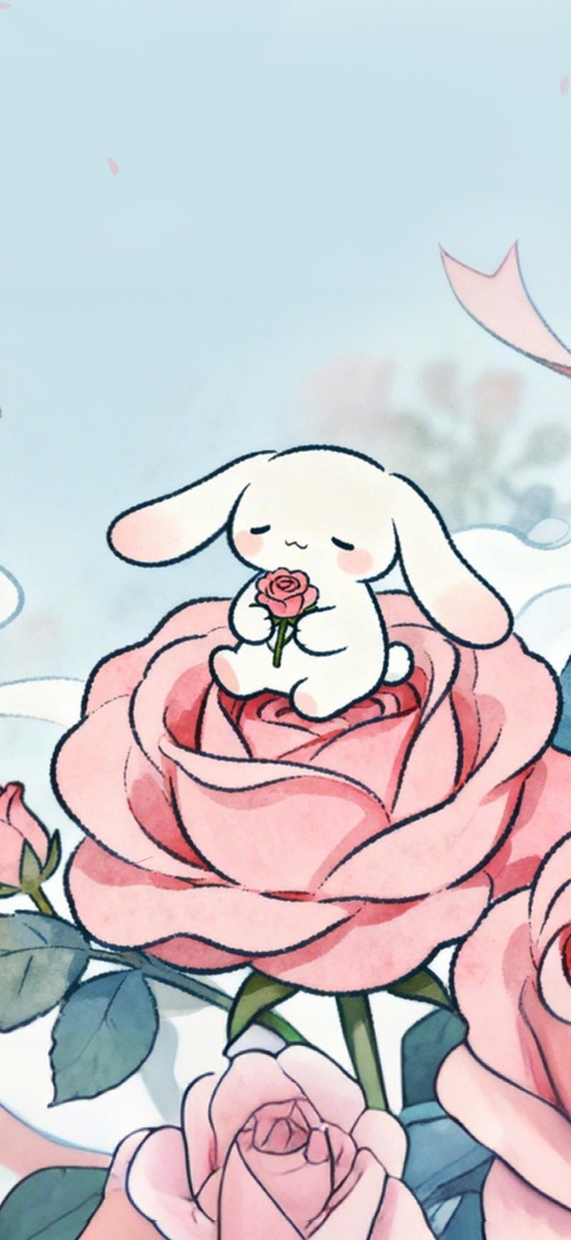玫瑰小兔