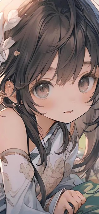 河中少女