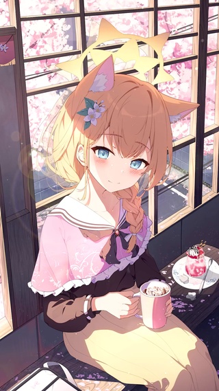午后甜点狐耳少女