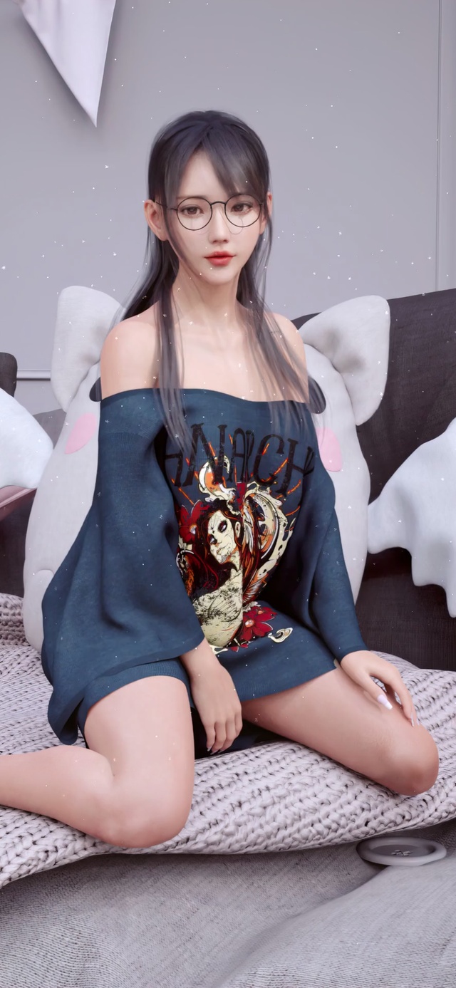 邻家戴眼镜的小姐姐