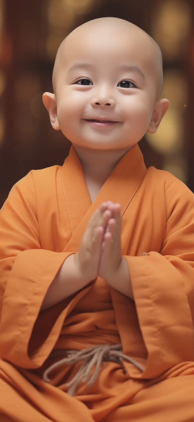 可爱小清新和尚