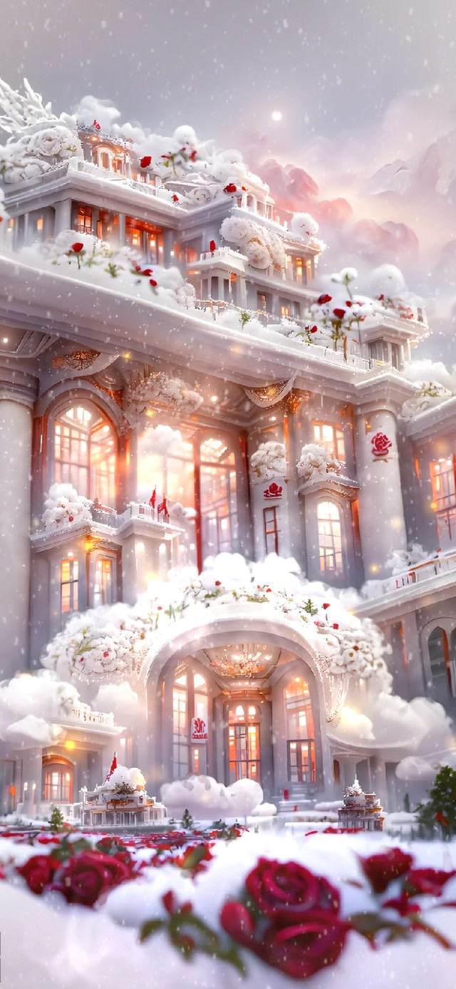 4K梦幻玫瑰城堡