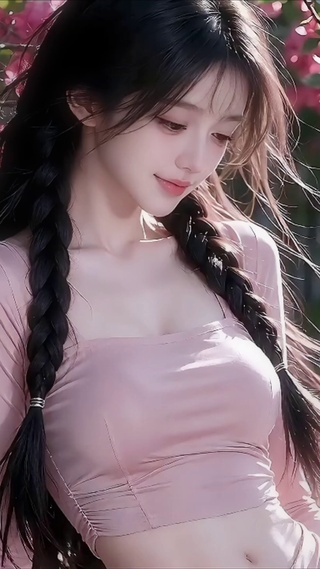 花篱下的邻家少女