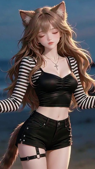 海边猫系少女