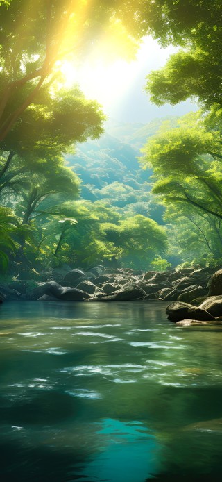 潺潺小溪