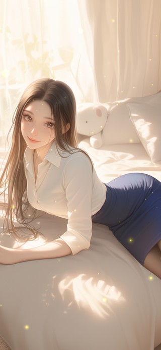 她的眉眼像一份还没翻开的菜谱