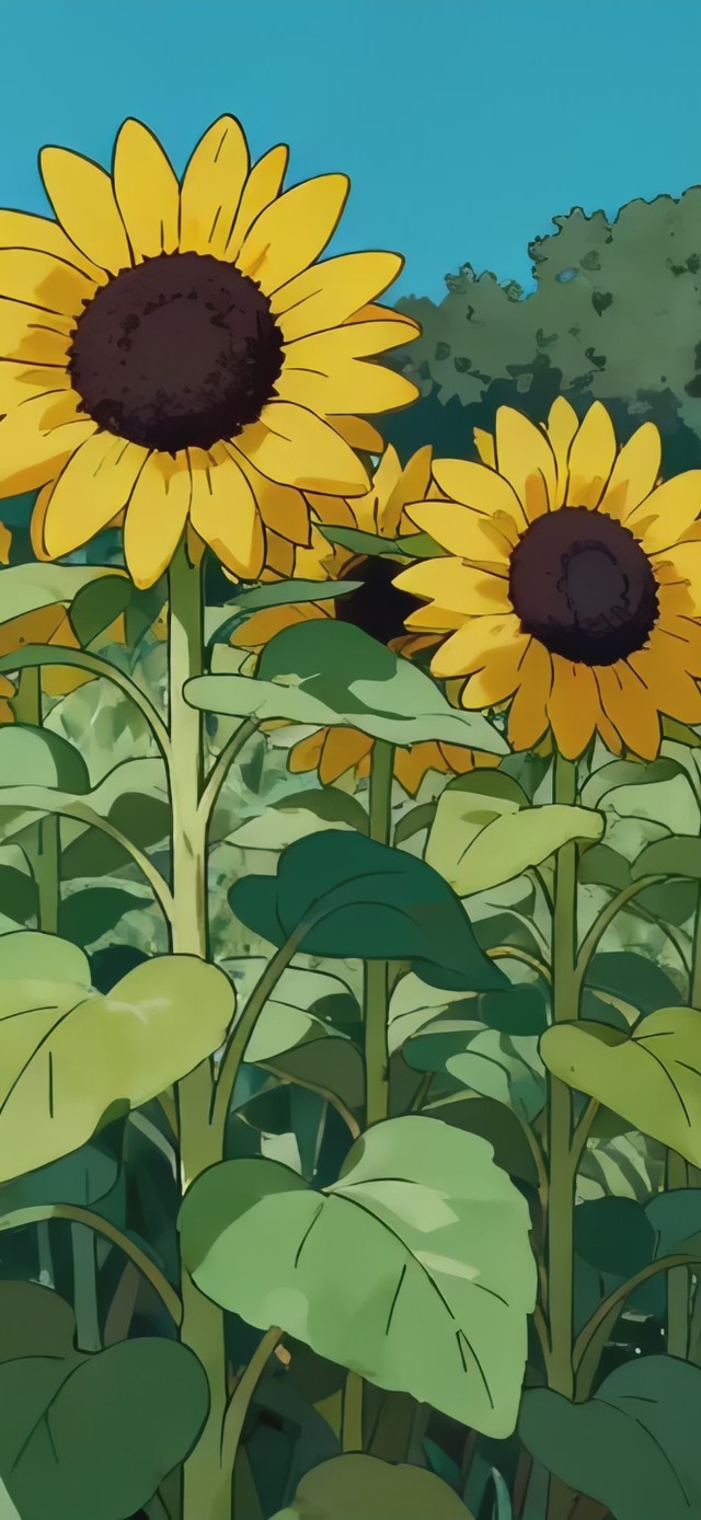 清新护眼治愈花园