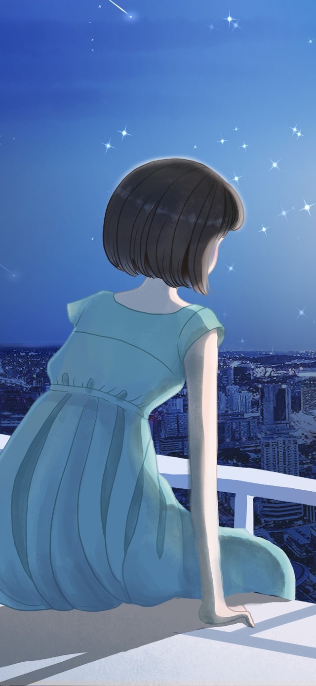 半月城里的星空（含日历、时钟）