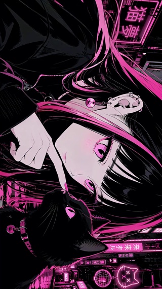 霓虹猫耳少女