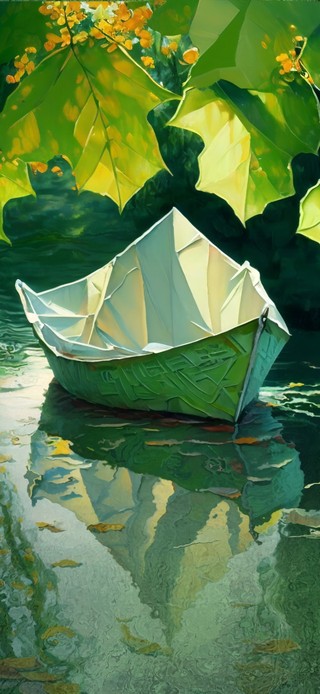 阳光.绿荫.小纸船