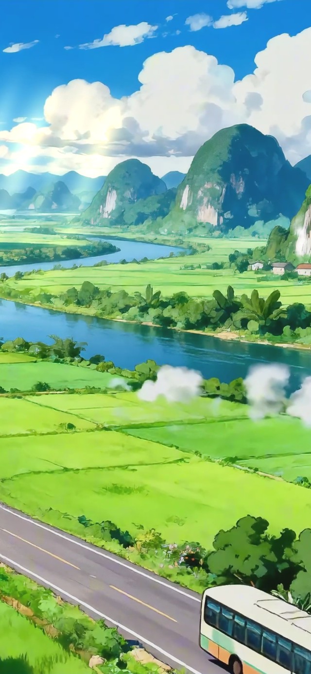 治愈 乡间稻田旅途