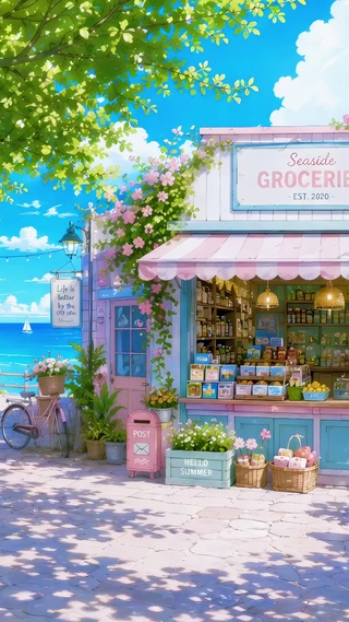 治愈海边浪漫杂货店