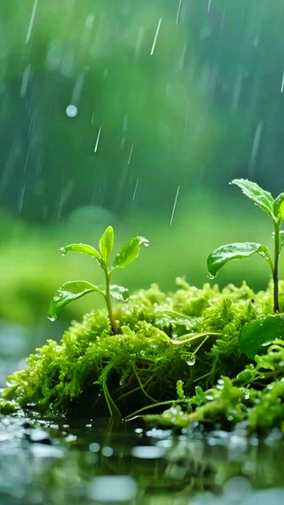 治愈护眼小雨4K