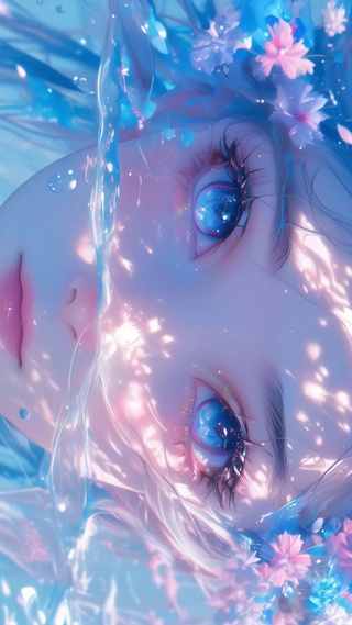 眼睛里藏着星光