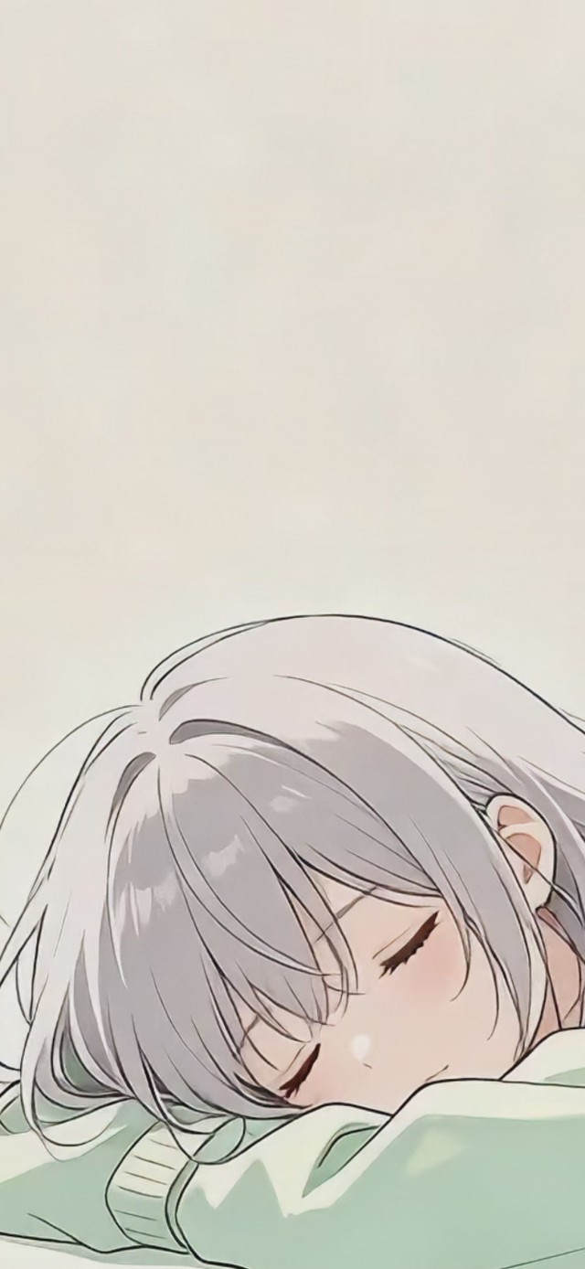 休息的少女