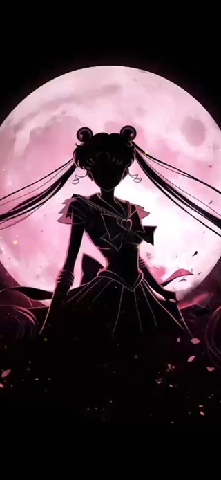 月光下的美少女