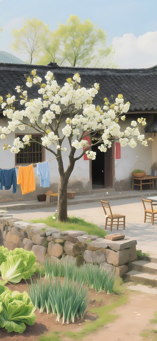 惬意的农家小院