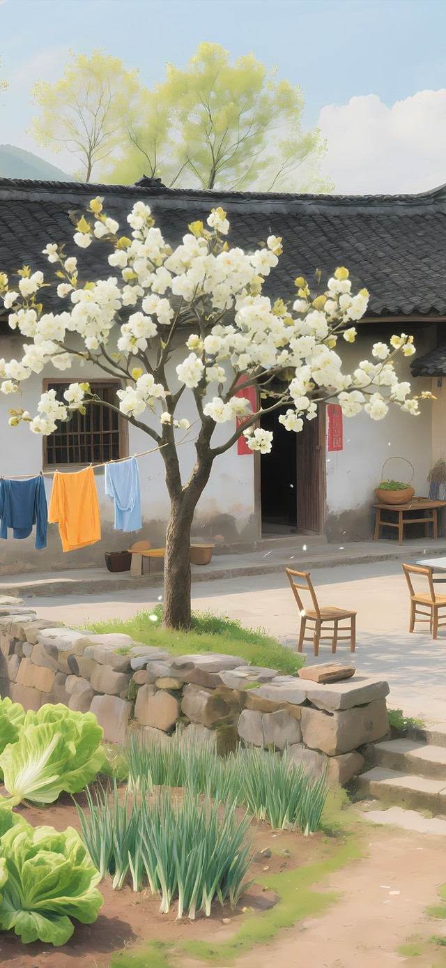 惬意的农家小院