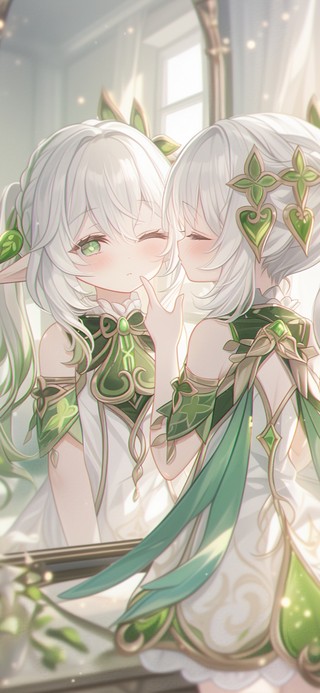 雪墨壁纸丨纳西妲丨镜中人丨