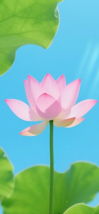 夏日荷花