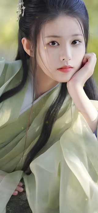 唯美清新古风美女