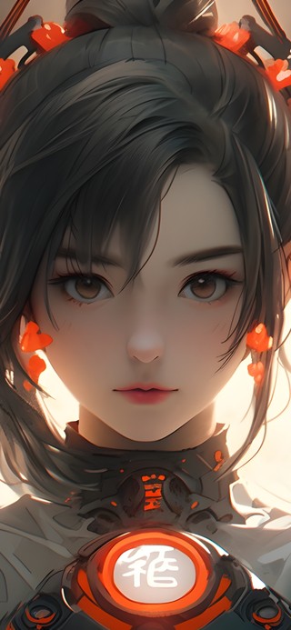 古风赛博美少女