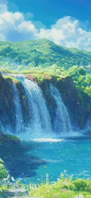 护眼绿景