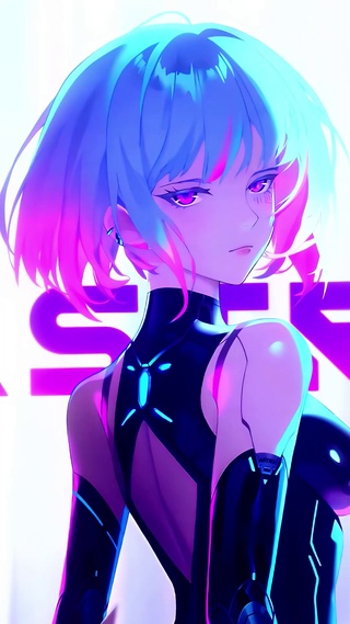赛博朋克美女