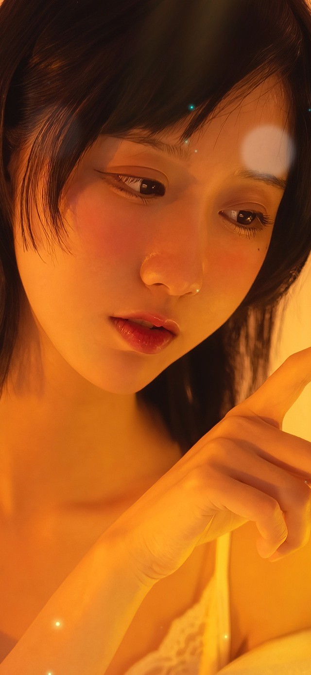 4K清纯性感短发美女