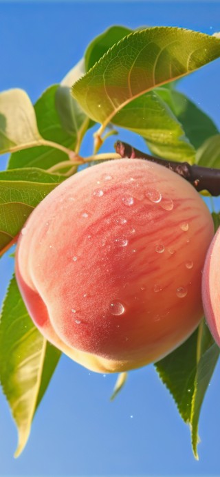 护眼壁纸水蜜桃