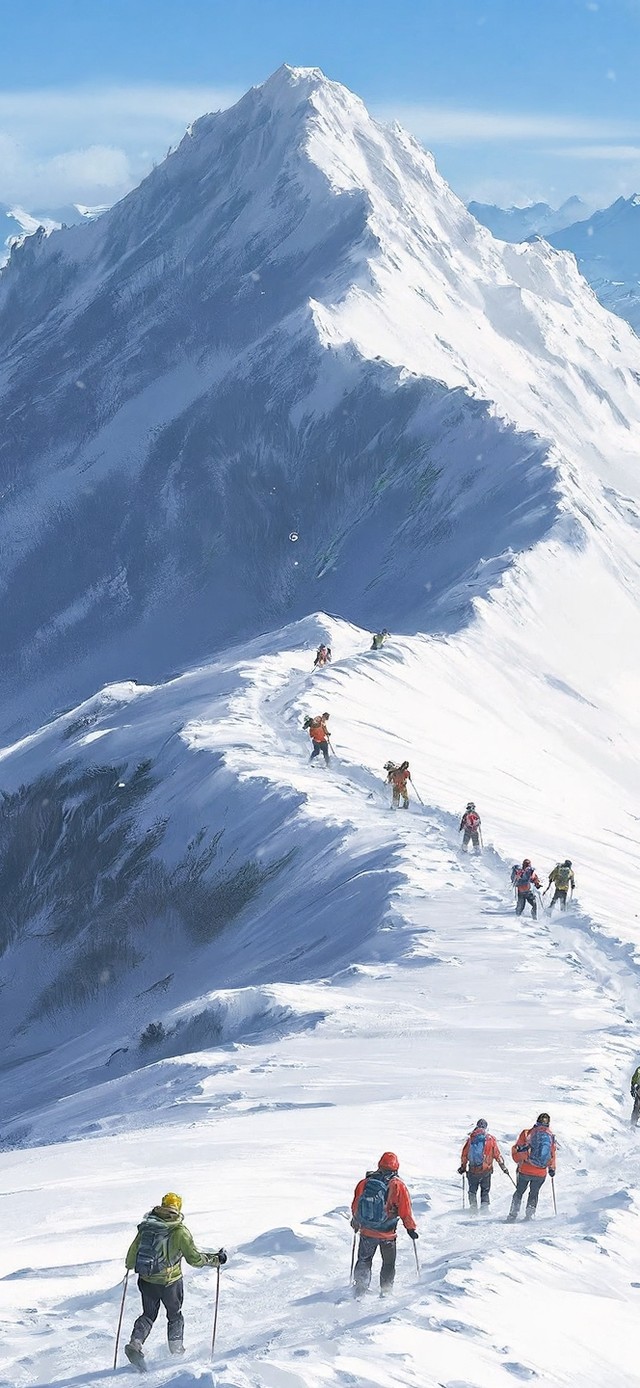 征服雪山 4k