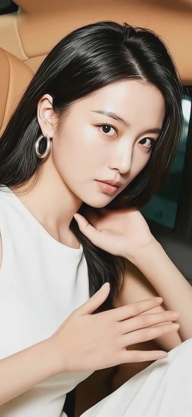 眉目如画，顾盼生姿