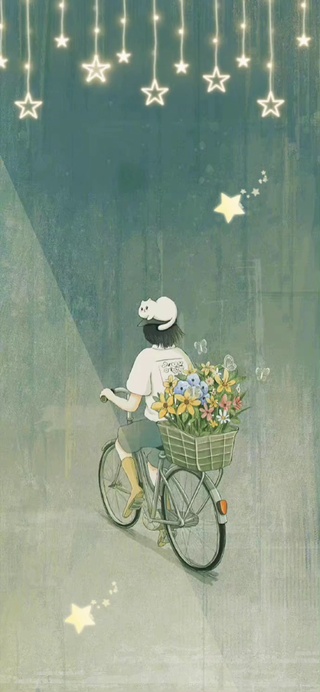 情侣壁纸♥我携花海去寻你（男）