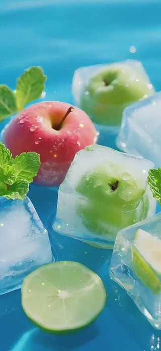 水中苹果