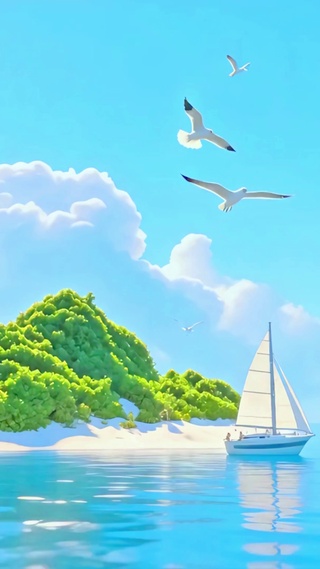 海岛帆船4K